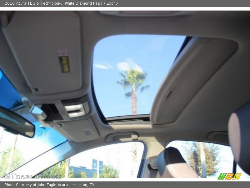 White Diamond Pearl / Ebony 2010 Acura TL 3.5 Technology