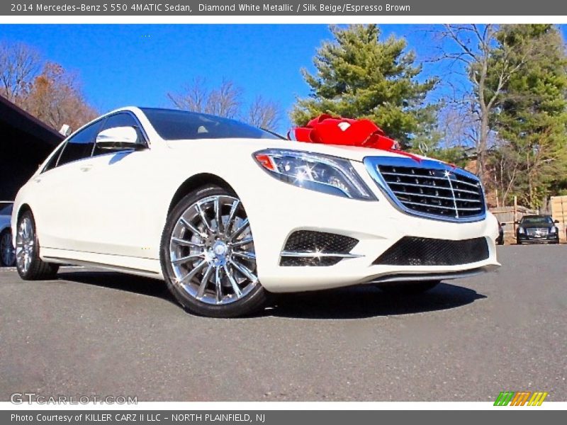 Front 3/4 View of 2014 S 550 4MATIC Sedan