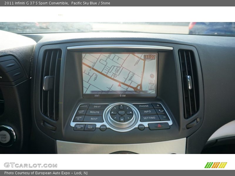 Pacific Sky Blue / Stone 2011 Infiniti G 37 S Sport Convertible