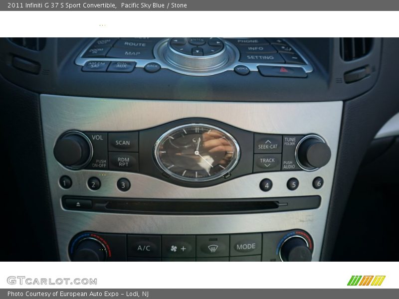 Pacific Sky Blue / Stone 2011 Infiniti G 37 S Sport Convertible