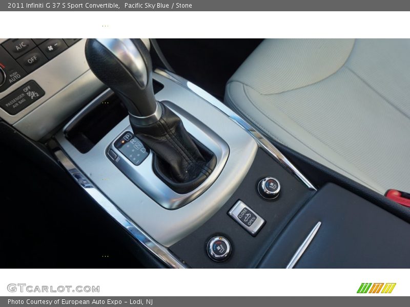 Pacific Sky Blue / Stone 2011 Infiniti G 37 S Sport Convertible