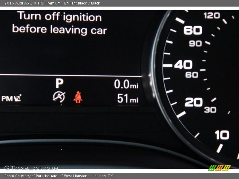 Brilliant Black / Black 2016 Audi A6 2.0 TFSI Premium