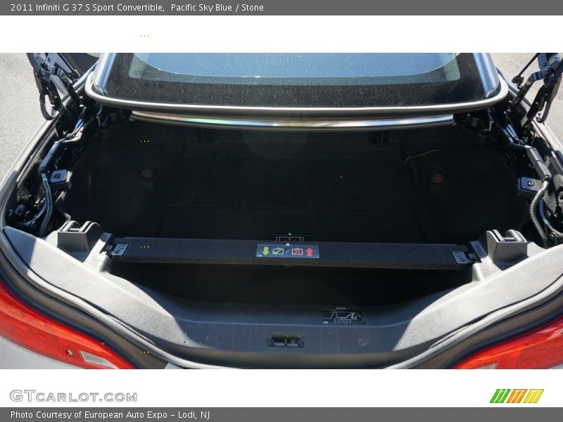 Pacific Sky Blue / Stone 2011 Infiniti G 37 S Sport Convertible