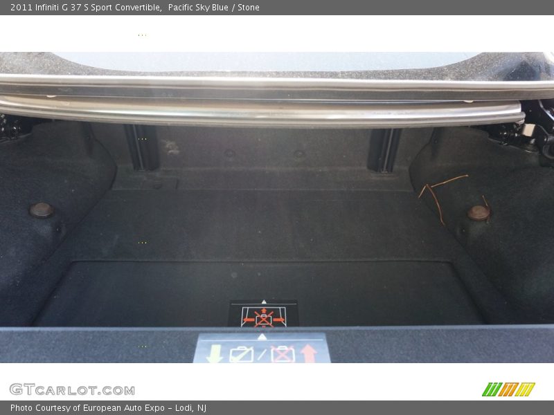 Pacific Sky Blue / Stone 2011 Infiniti G 37 S Sport Convertible