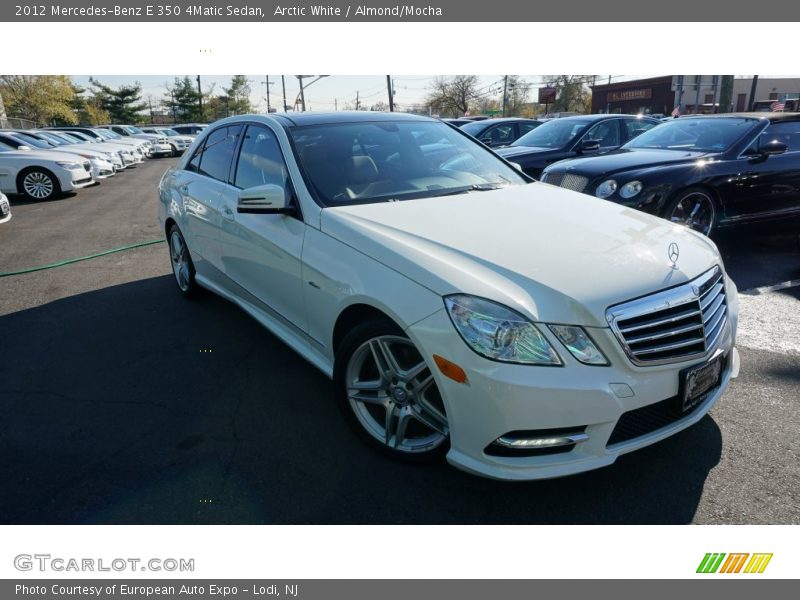 Arctic White / Almond/Mocha 2012 Mercedes-Benz E 350 4Matic Sedan
