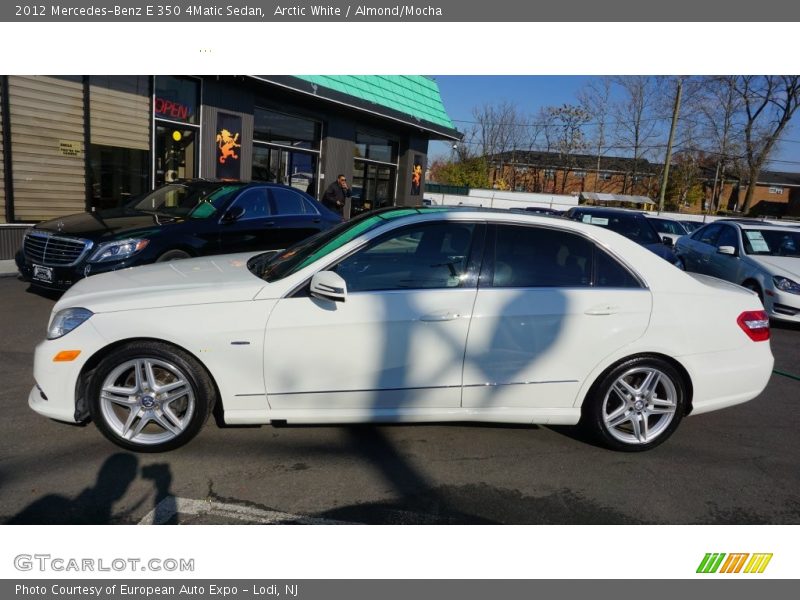 Arctic White / Almond/Mocha 2012 Mercedes-Benz E 350 4Matic Sedan