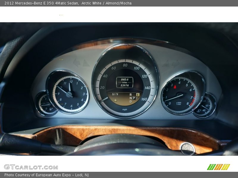 Arctic White / Almond/Mocha 2012 Mercedes-Benz E 350 4Matic Sedan