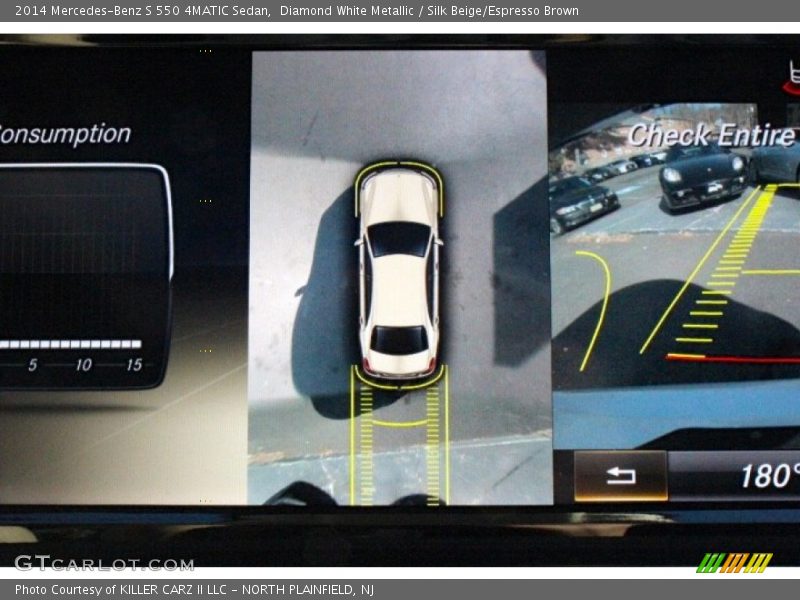 Diamond White Metallic / Silk Beige/Espresso Brown 2014 Mercedes-Benz S 550 4MATIC Sedan