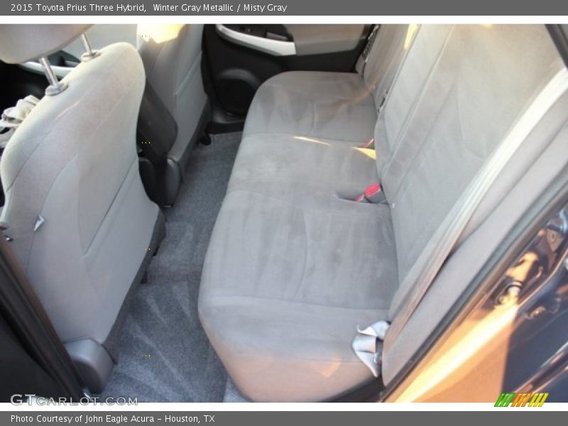Winter Gray Metallic / Misty Gray 2015 Toyota Prius Three Hybrid