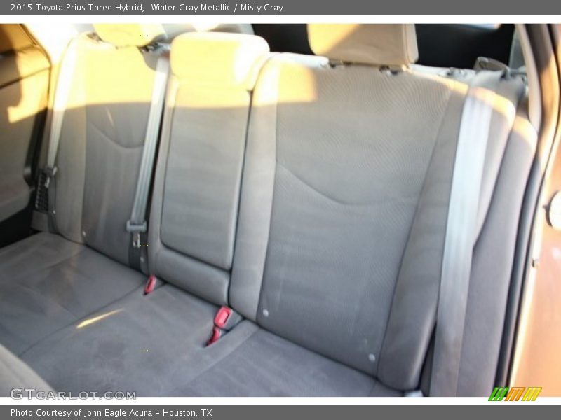 Winter Gray Metallic / Misty Gray 2015 Toyota Prius Three Hybrid