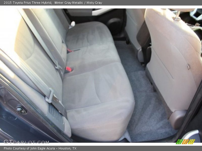 Winter Gray Metallic / Misty Gray 2015 Toyota Prius Three Hybrid