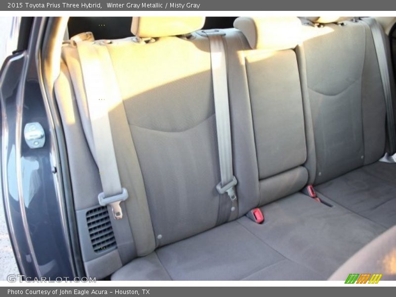 Winter Gray Metallic / Misty Gray 2015 Toyota Prius Three Hybrid