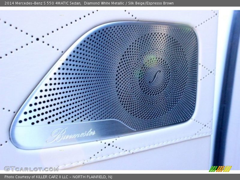 Diamond White Metallic / Silk Beige/Espresso Brown 2014 Mercedes-Benz S 550 4MATIC Sedan