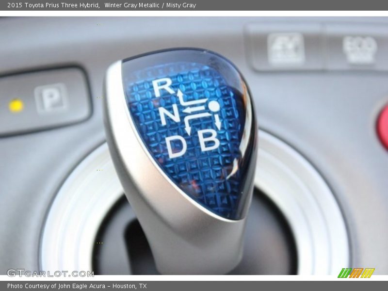 Winter Gray Metallic / Misty Gray 2015 Toyota Prius Three Hybrid