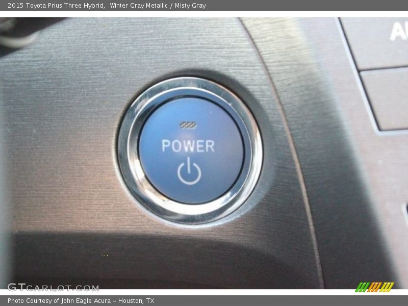 Winter Gray Metallic / Misty Gray 2015 Toyota Prius Three Hybrid