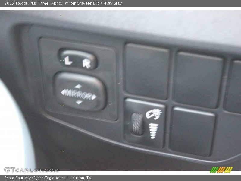 Winter Gray Metallic / Misty Gray 2015 Toyota Prius Three Hybrid