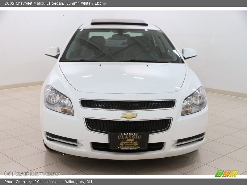 Summit White / Ebony 2009 Chevrolet Malibu LT Sedan