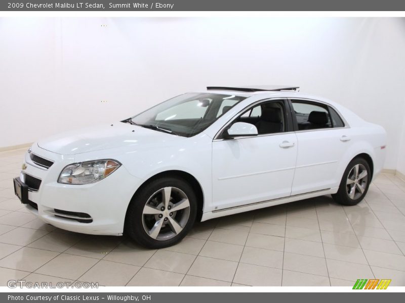 Summit White / Ebony 2009 Chevrolet Malibu LT Sedan