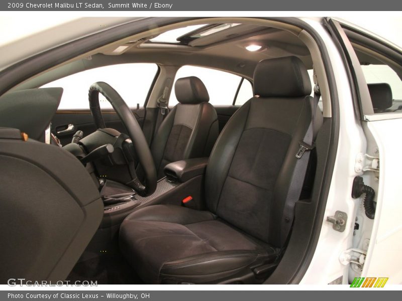 Summit White / Ebony 2009 Chevrolet Malibu LT Sedan