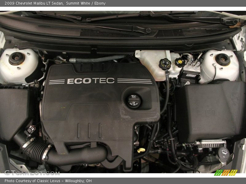 Summit White / Ebony 2009 Chevrolet Malibu LT Sedan