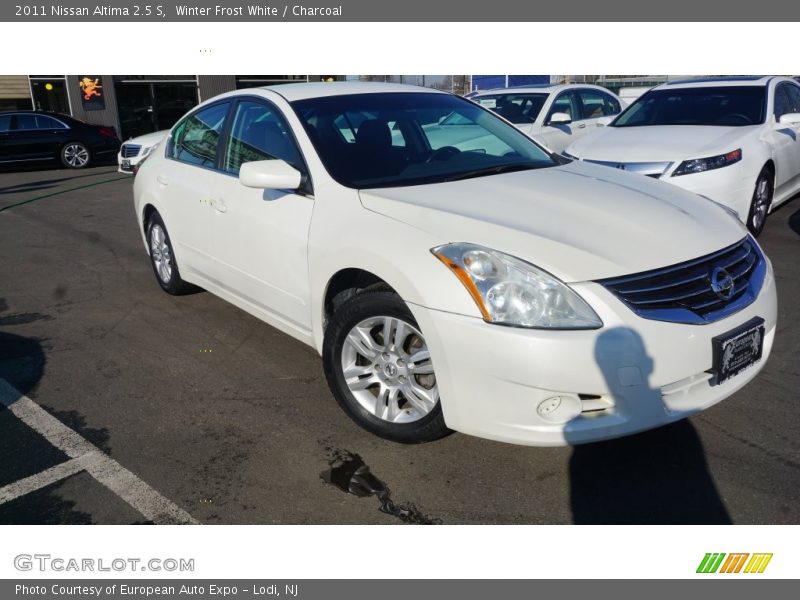 Winter Frost White / Charcoal 2011 Nissan Altima 2.5 S
