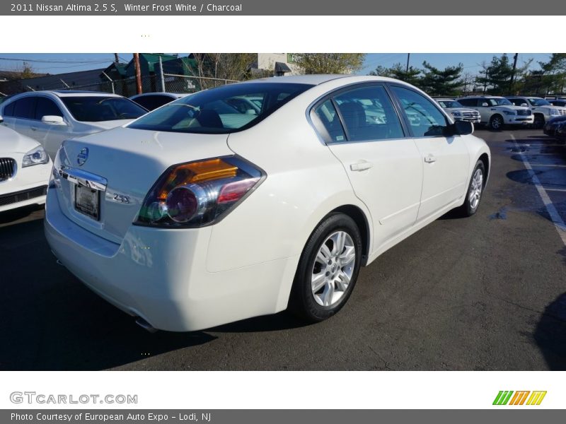 Winter Frost White / Charcoal 2011 Nissan Altima 2.5 S