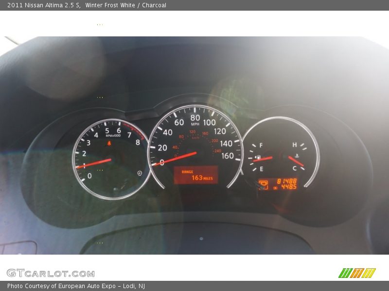 Winter Frost White / Charcoal 2011 Nissan Altima 2.5 S
