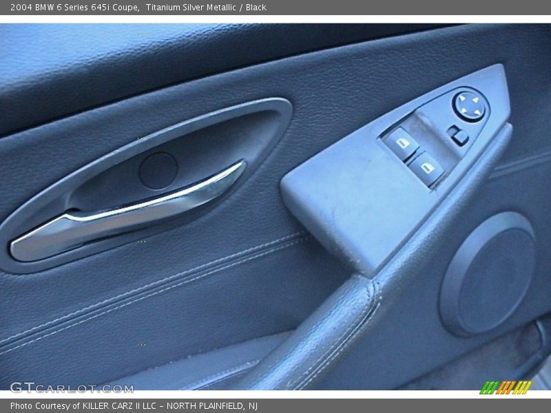 Titanium Silver Metallic / Black 2004 BMW 6 Series 645i Coupe