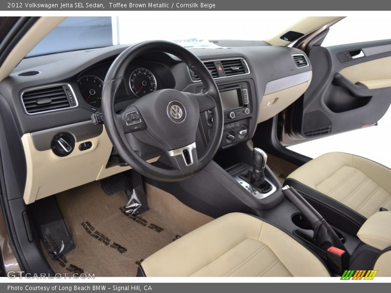 Toffee Brown Metallic / Cornsilk Beige 2012 Volkswagen Jetta SEL Sedan