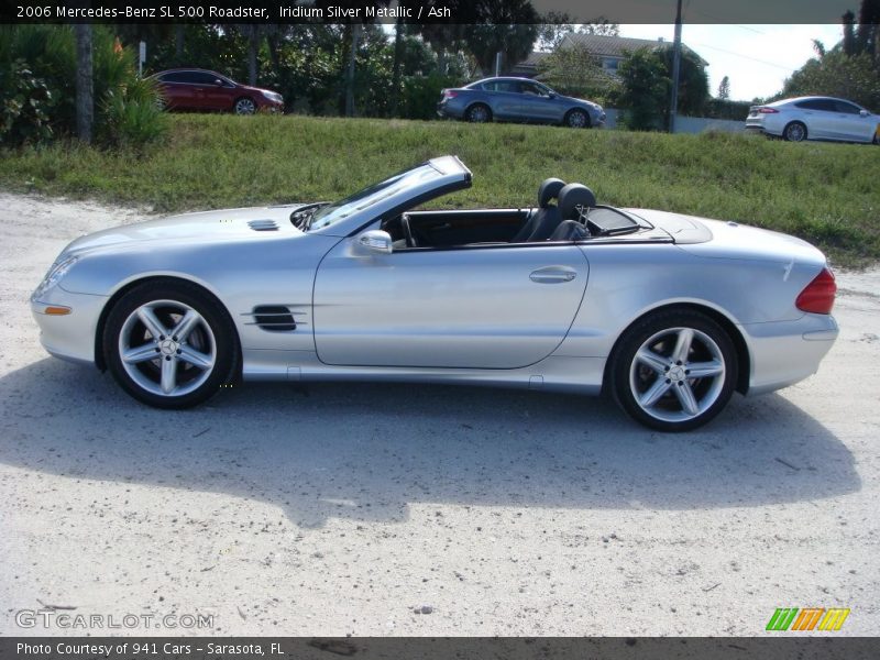 Iridium Silver Metallic / Ash 2006 Mercedes-Benz SL 500 Roadster