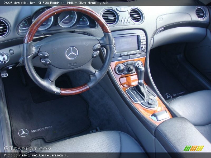 Iridium Silver Metallic / Ash 2006 Mercedes-Benz SL 500 Roadster