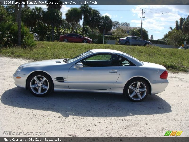 Iridium Silver Metallic / Ash 2006 Mercedes-Benz SL 500 Roadster
