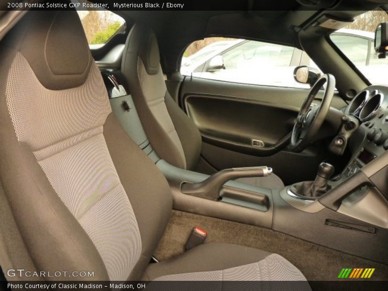 Mysterious Black / Ebony 2008 Pontiac Solstice GXP Roadster