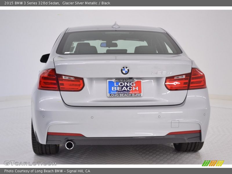 Glacier Silver Metallic / Black 2015 BMW 3 Series 328d Sedan