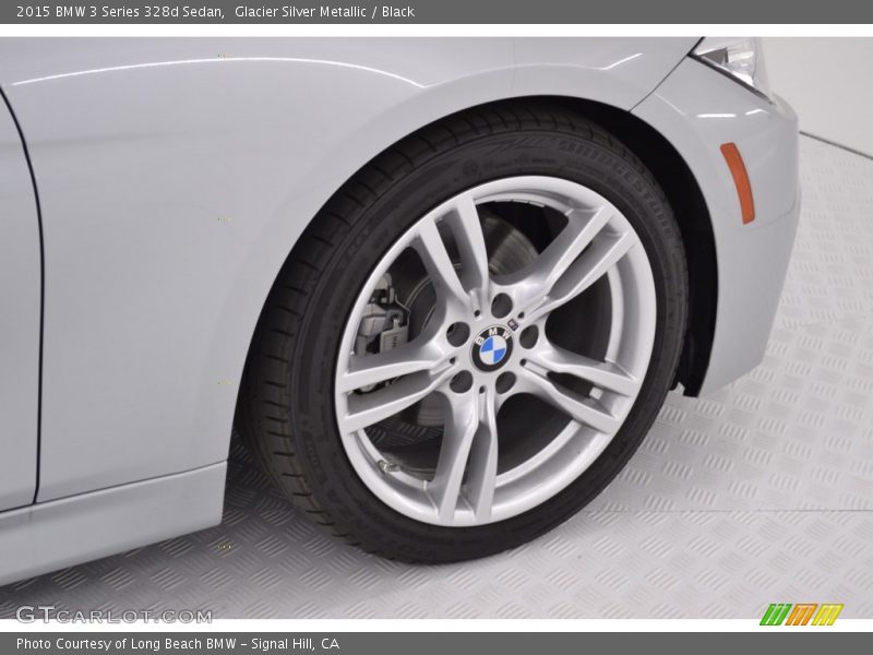 Glacier Silver Metallic / Black 2015 BMW 3 Series 328d Sedan