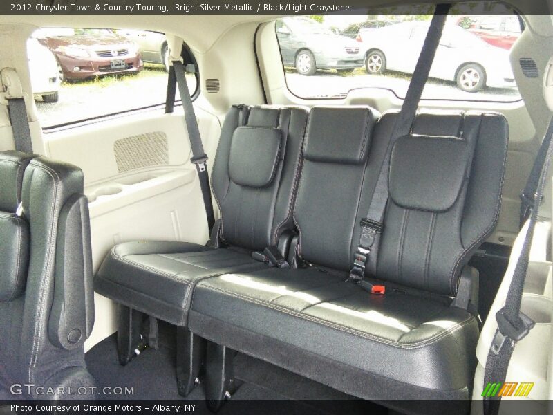 Bright Silver Metallic / Black/Light Graystone 2012 Chrysler Town & Country Touring
