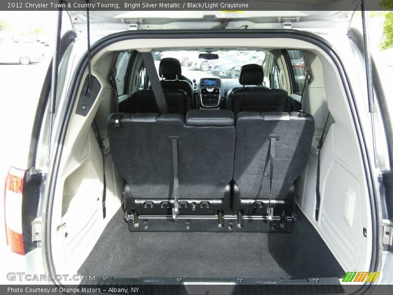 Bright Silver Metallic / Black/Light Graystone 2012 Chrysler Town & Country Touring