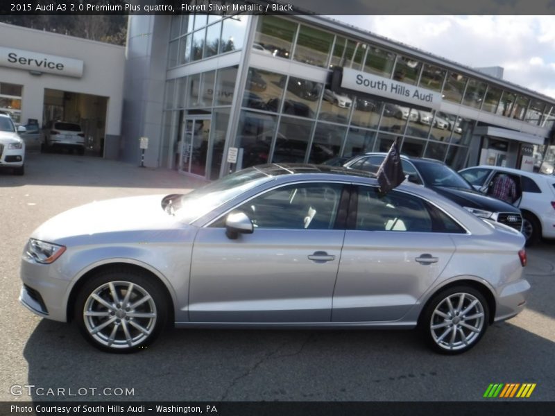 Florett Silver Metallic / Black 2015 Audi A3 2.0 Premium Plus quattro