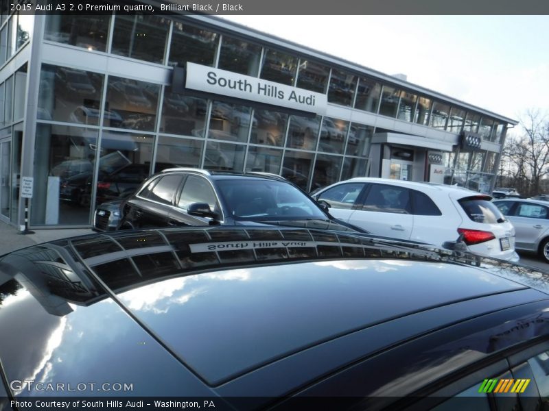 Brilliant Black / Black 2015 Audi A3 2.0 Premium quattro