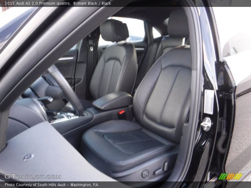 Brilliant Black / Black 2015 Audi A3 2.0 Premium quattro