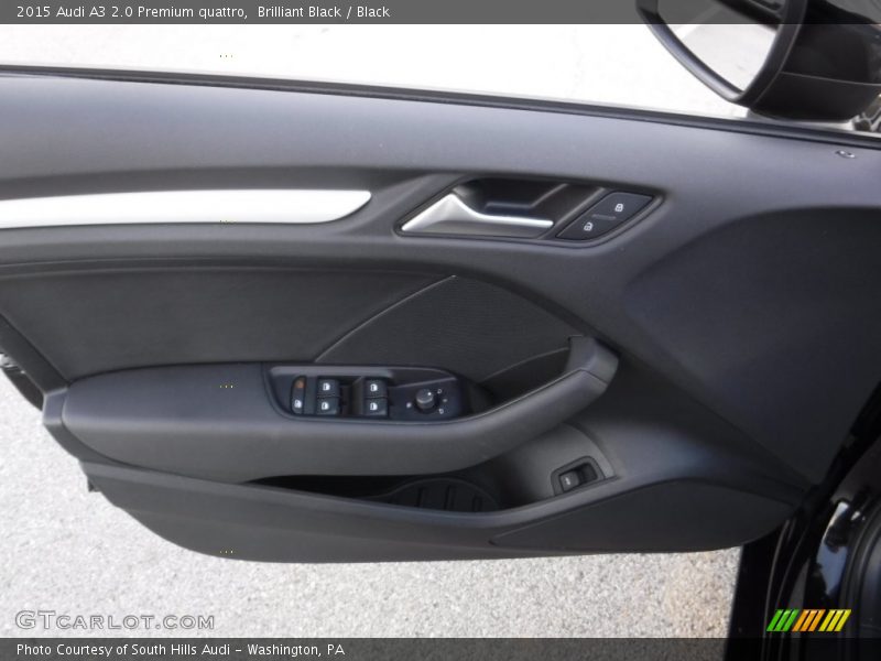 Brilliant Black / Black 2015 Audi A3 2.0 Premium quattro