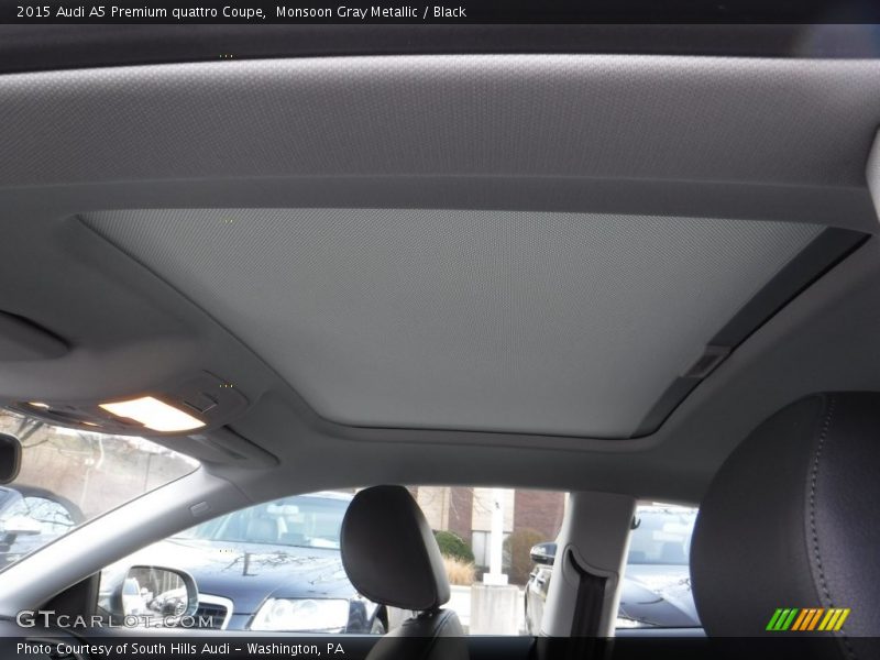 Monsoon Gray Metallic / Black 2015 Audi A5 Premium quattro Coupe
