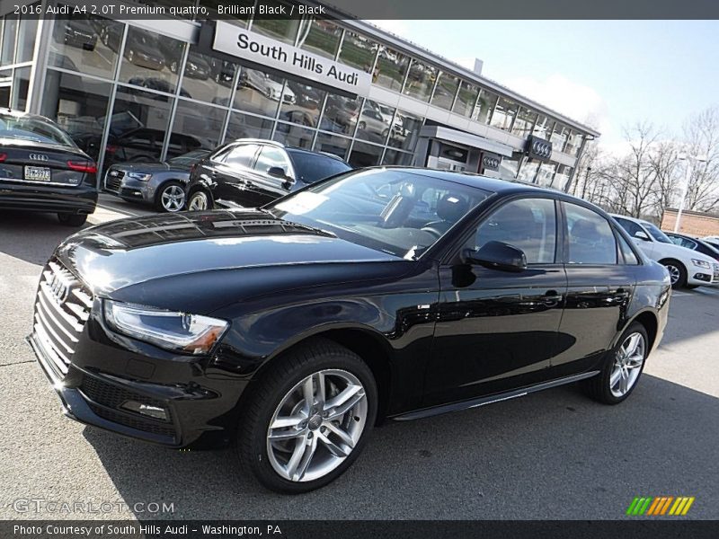 Brilliant Black / Black 2016 Audi A4 2.0T Premium quattro