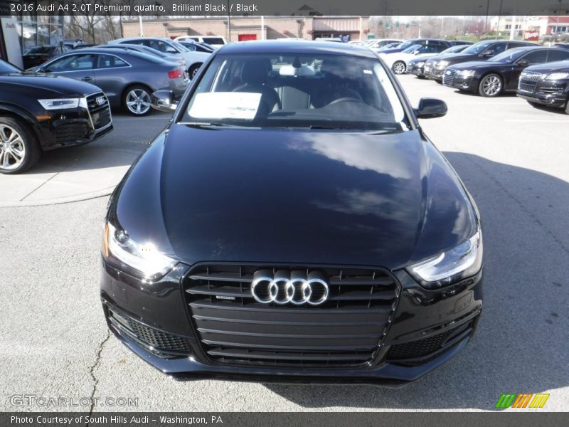 Brilliant Black / Black 2016 Audi A4 2.0T Premium quattro