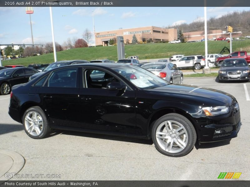 Brilliant Black / Black 2016 Audi A4 2.0T Premium quattro