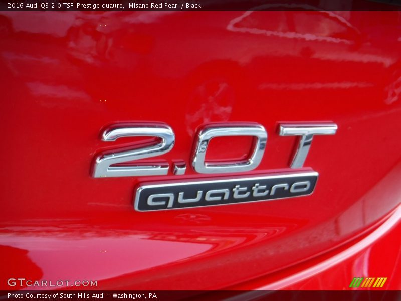 Misano Red Pearl / Black 2016 Audi Q3 2.0 TSFI Prestige quattro