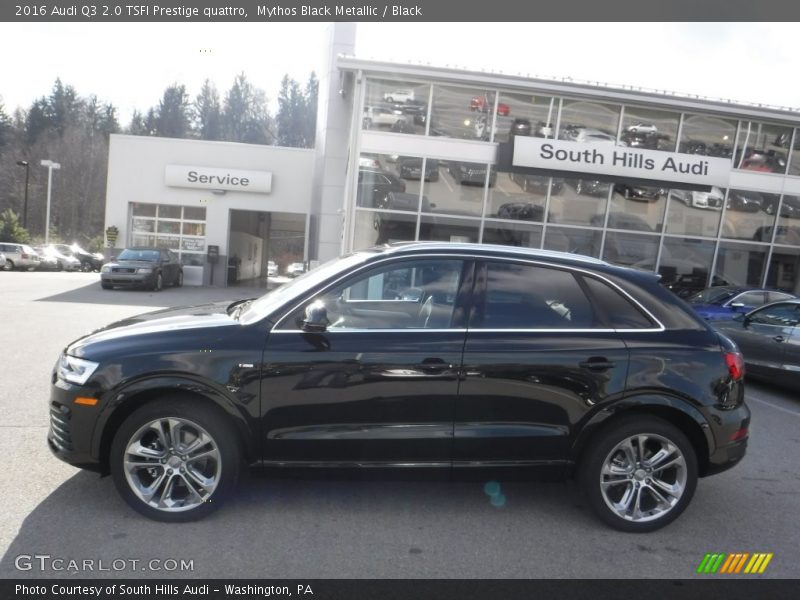 Mythos Black Metallic / Black 2016 Audi Q3 2.0 TSFI Prestige quattro