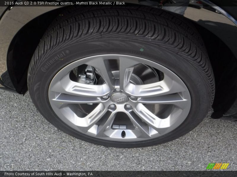 Mythos Black Metallic / Black 2016 Audi Q3 2.0 TSFI Prestige quattro