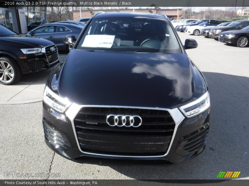 Mythos Black Metallic / Black 2016 Audi Q3 2.0 TSFI Prestige quattro