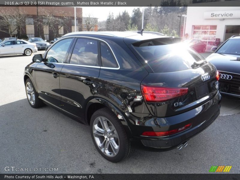 Mythos Black Metallic / Black 2016 Audi Q3 2.0 TSFI Prestige quattro
